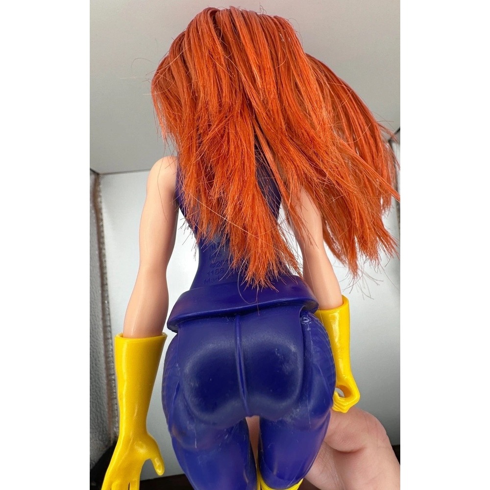 DC Super Hero Girls Batgirl Doll Purple Suit Red Hair Barbara Gordon Mattel 2017 - Picture 4 of 7